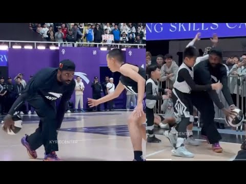 Kyrie Irving COPIES the professor & HAD KIDS on SKATES & IMITATES  KOBE with a double team!