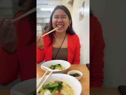 Malim Bunga Raya Wantan Mee. 瑪琳白色雲吞麵，最愛！