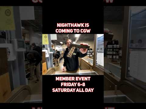 Come shoot a Nighthawk! Friday 6-8 and all day Saturday