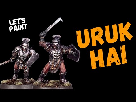 Exploring creative painting techniques to bring the URUK HAI to life! 🖐🏻