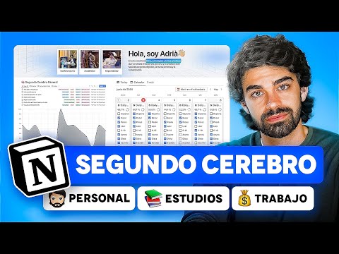 Cómo organizar toda tu vida? Segundo Cerebro en Notion I Mi Plantilla Gratis I Tutorial 2024