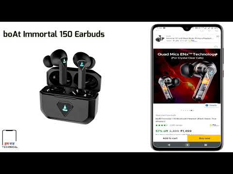 BoAt Immortal 150 Earbuds Review and Specification | BoAt Immortal 150 Earbuds