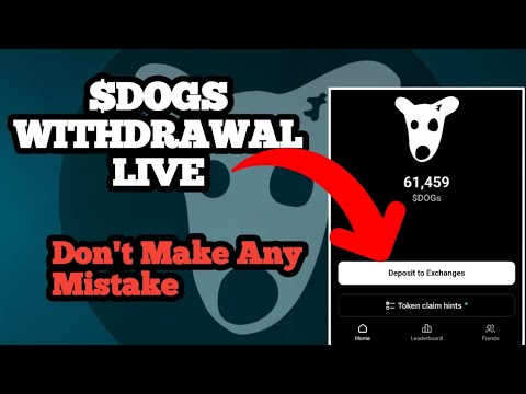 How to Withdraw $DOGS in Exchange! | Full Process A to Z | #DOGS #airdrop