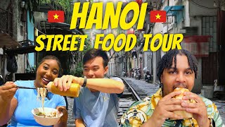 Eating AMAZING Street Food In Hanoi Vietnam ! 🇻🇳 - Street Food Tour - Hanoi Vietnam 2022