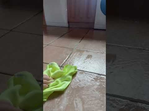 ASMR FLOOR SCRUB #asmrcleaning #floorscrub #scrubbingasmr