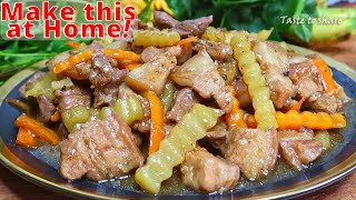 Ang sarap❗ Easy Pork Recipe idea💯✅  How to Make Delicious Pork Guisado, Best Pork Guisado Method