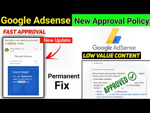 Google Adsense Low Value Content - 100% Approved ✅️ Full Method | Google Adsense Approval Kaise Lein