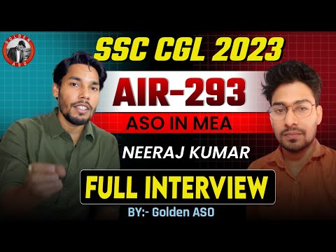 Interview with ASO (MEA)🔥, Rank- 293 🎯| Preparation strategy | by Golden ASO