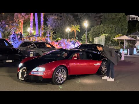 Multi-Millionaire driving a Bugatti Veyron super sport in Monaco