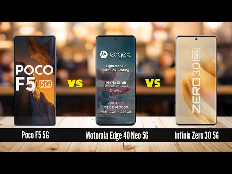 Top 3 5G Smartphones Battle: Poco F5 5G vs Motorola Edge 40 Neo 5G vs Infinix Zero 30 5G