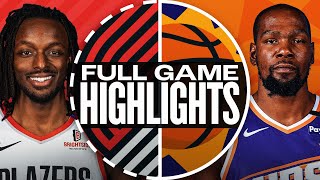 TRAIL BLAZERS at SUNS | FULL GAME HIGHLIGHTS | November 2, 2024