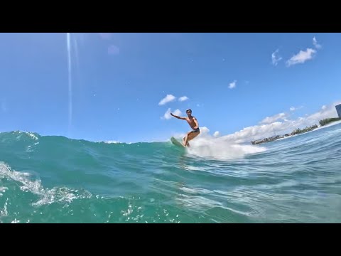 CLEAN REEF BREAK IN HAWAII | WATER FOOTAGE