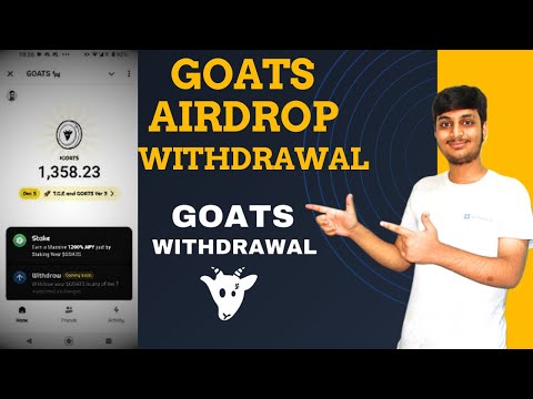 Goats Airdrop Withdrawal | Goats Airdrop