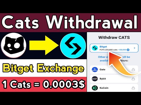 Cats Withdrawal process bitget Exchange || Cats update Today || Cats Airdrop | cats new update today