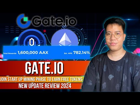 Gate.io - New Start-Up Mining: Stake To Earn Event 2024 | Earn Free AAX Tokens until Dec 2 | Review