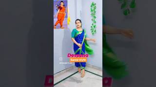 Devsena style saree draping| saree draping styles #shorts #youtubeshorts #saree #sareestyle #short