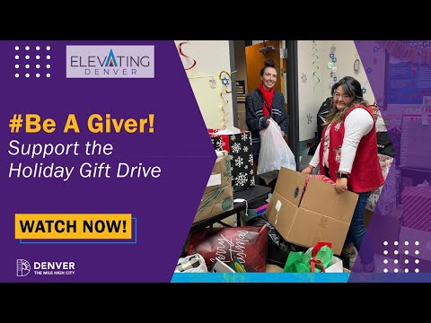 #BeAGiver - How to give back this holiday season in Denver!