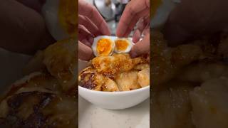 30kg痩せた男が食べている鶏むね味噌胡麻丼の作り方を紹介します！#shorts #short