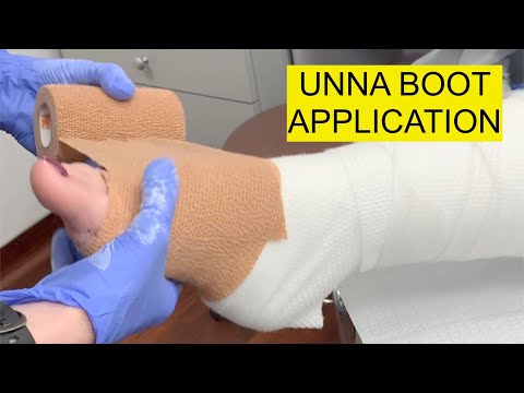 Wound Care UNNA BOOT Application Tutorial