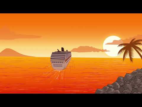 Ocean Cruise Animation | Copyright Free Video Footage