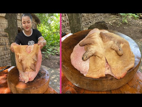 Yummy cow breast cooking - Cooking with Sreypov