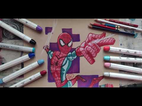 Spiderman Drawing by Agent00sonic