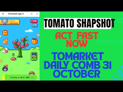 Tomato Snapshot - Complete the 5th Requirement_Act fast| Tomato Airdrop update| Tomato Airdrop Comb