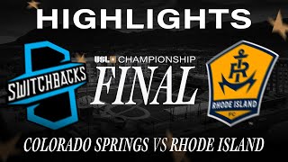 11.23.2024 | Colorado Springs Switchbacks FC vs. Rhode Island FC - Game Highlights