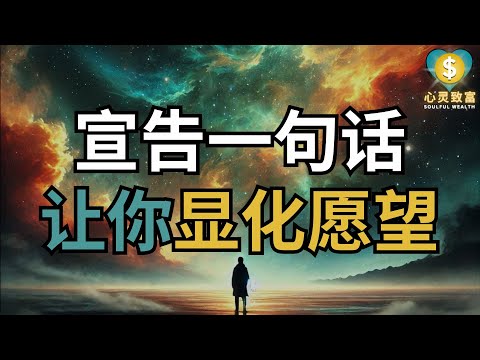 99%的人不知道的宣告技巧! | 一句话让你显化愿望！ | 心灵致富 Soulful Wealth