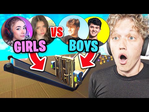 I Hosted a $1000 GIRLS vs BOYS Tournament In Fortnite! (toxic)