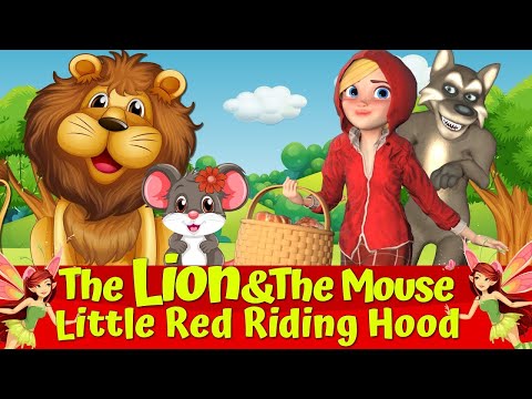 The Lion and The Mouse I 🔴 Little Red Riding Hood and the Big Bad Wolf 🐺I Animated Fairytales 🌟1