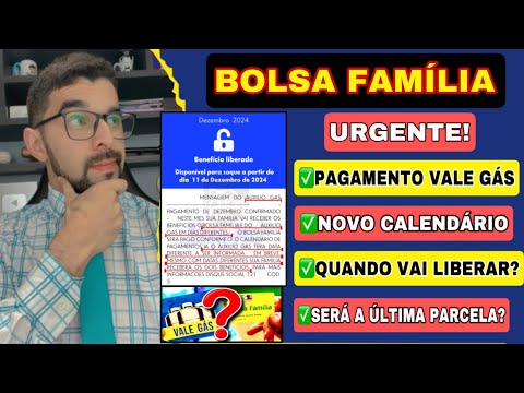 NOVO CALENDÁRIO: VALE GÁS R$104 PARA QUEM É DO BOLSA FAMÍLIA NÃO CAIU NA CONTA! QUANDO SERÁ PAGO?