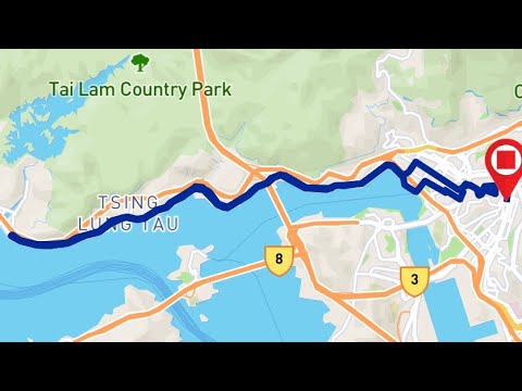 香港 - 青山公路熱門單車路線=青山公路荃灣段