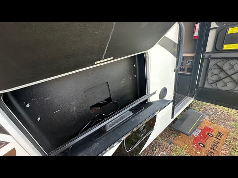 How To Remove a TV From Outside Wall In Motorhome or RV | No BS