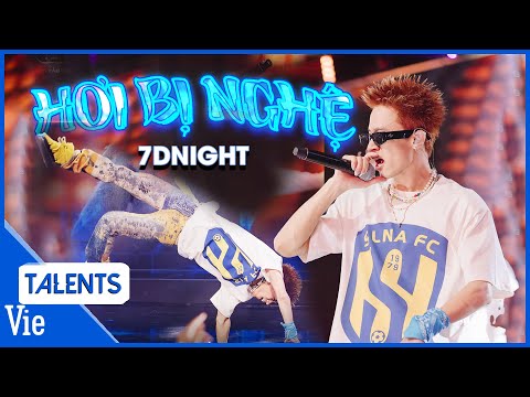 7dnight bùng nổ với HƠI BỊ NGHỆ, vũ đạo Hiphop đầy ấn tượng tại vòng chung kết | Rap Việt Live Stage