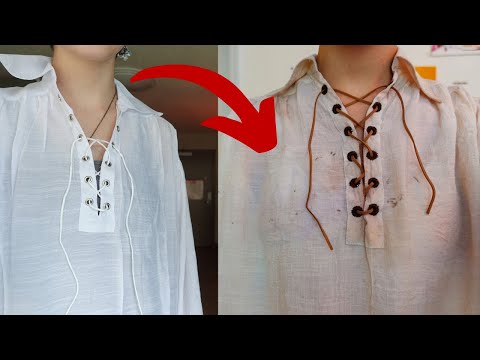 Making CHEAP costumes look GOOD! (aging clothing 101) | aidan elizabeth