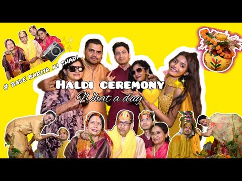 Day 3- Brother's Haldi vlog ✨💛