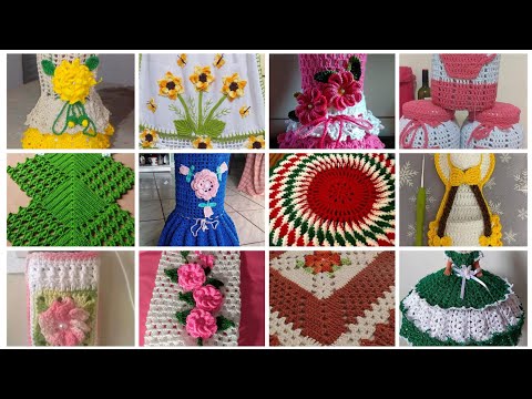 Ideas elegantes y hermosas de patrones de crochet hechos a mano para decoraciones del hogar