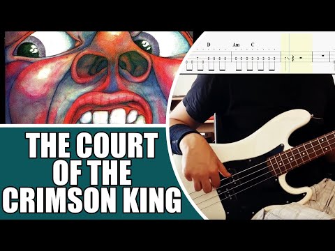 The Court Of The Crimson King - King Crimson | Bass cover with tabs #113