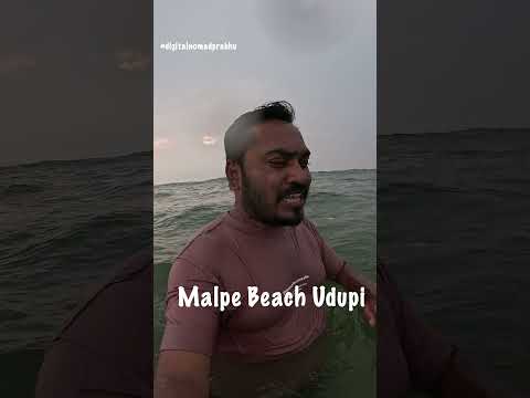 Malpe beach. Arabian sea.  #shorts #malpe #beach #indianbeaches #youtubeshorts #digitalnomadprabhu