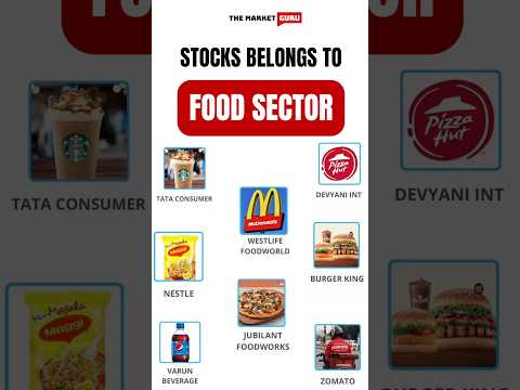 Stocks Belongs to Food Sector #nestle #stockmarket #tata #burgerking #jubilantfood #zomato #westlife