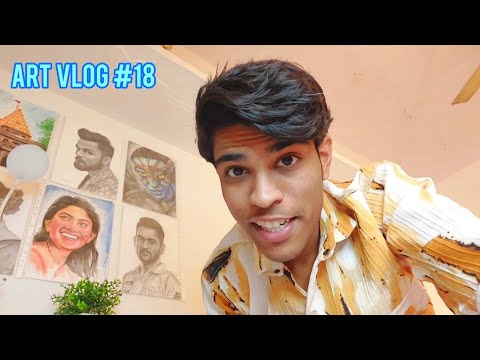 ART VLOG #18 | ADHE SE JYADA BAN CHUKA HE 😉