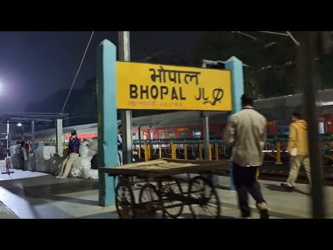 Bhopal Junction railway station Madhya Pradesh, Indian Railways Video in 4k ultra HD