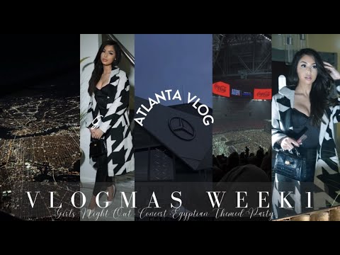 VLOGMAS WEEK 1! GIRLS NIGHT OUT + CONCERT + THEMED PARTY + GYM! | Nickii Marie