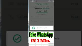 How to create Fake WhatsApp account_fake whatsapp kaise banaye.