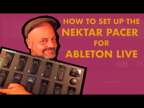 How to set up the Nektar Pacer to control Ableton Live as a MIDI Controller via Max for Live