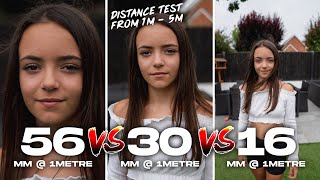 Sigma 16mm vs 30mm vs 56mm 1.4 - Field of View Comparison Test