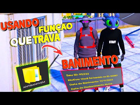 NOVA FUNÇÃO DO MOD MENU ANTI BANIMENTOS ADM AGORA DEU RUIM PRA ELES GTA RP