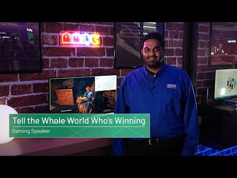 Gaming Speaker: Tell the Whole World Who's Winning