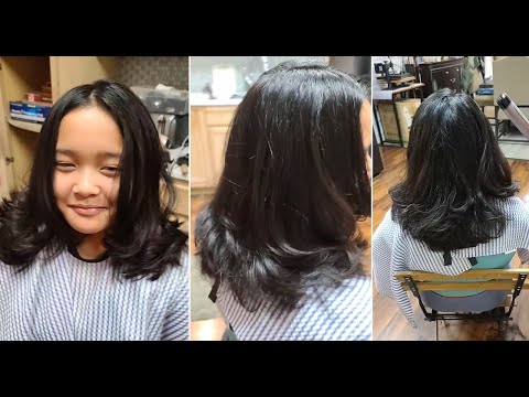 Easy Beautiful Long Layered Haircut Tutorial for Girl & Layered Cutting Techniques